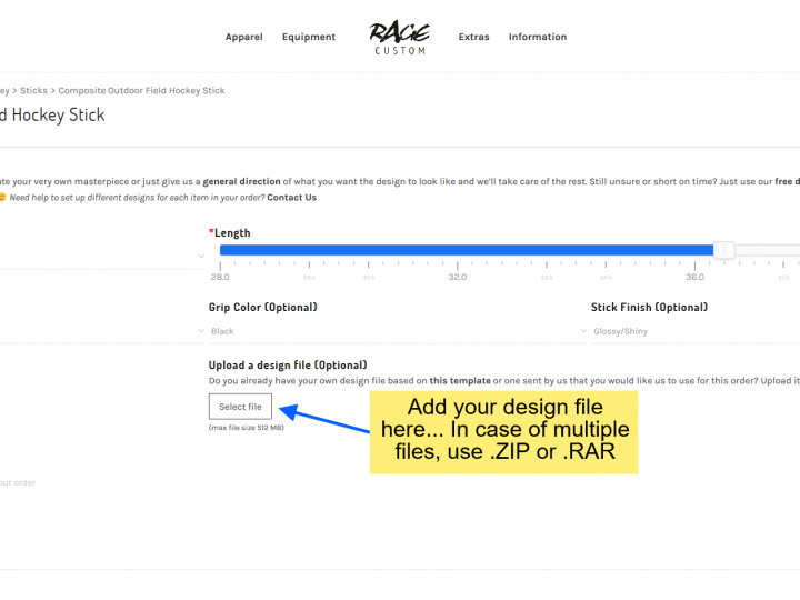 How to place a custom order if you have a design file?