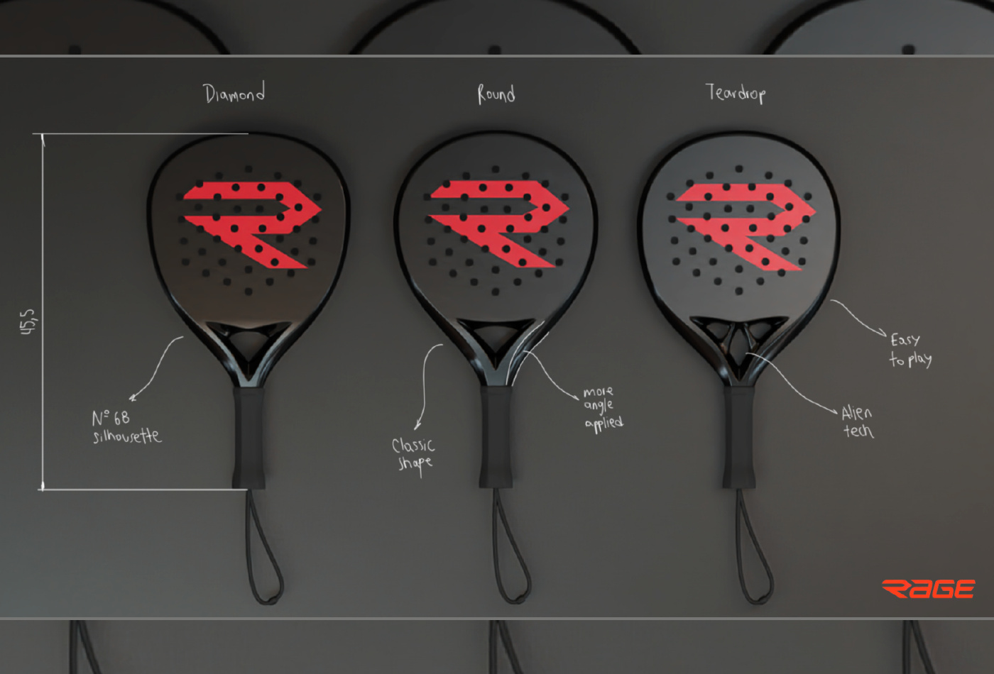 Testea Padel Rackets RAGE Custom X TESTEA Lab – The Evolution of Padel Rackets