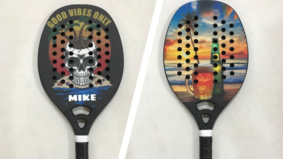 完全にカスタマイズ可能なビーチテニスラケットのご紹介