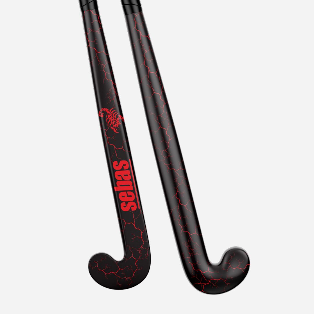 복합 소재 야외 필드 하키 스틱 (카본 질감) - 예시 1