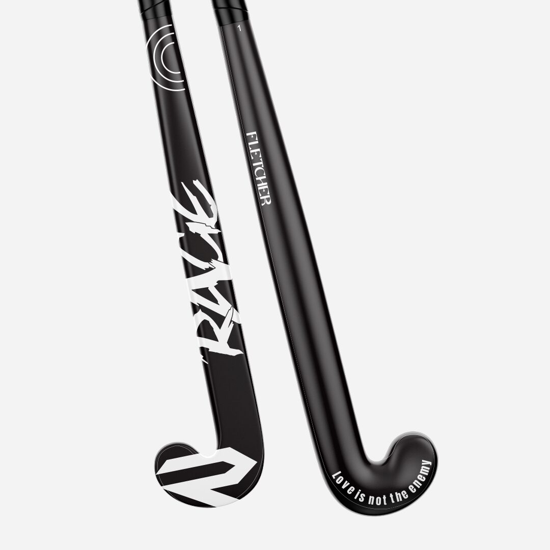 복합 소재 야외 필드 하키 스틱 (카본 질감) - 예시 4