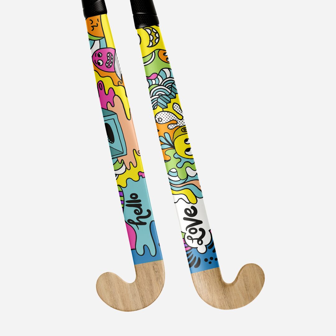 Crosse de hockey sur gazon en bois pour salle - Exemple 5