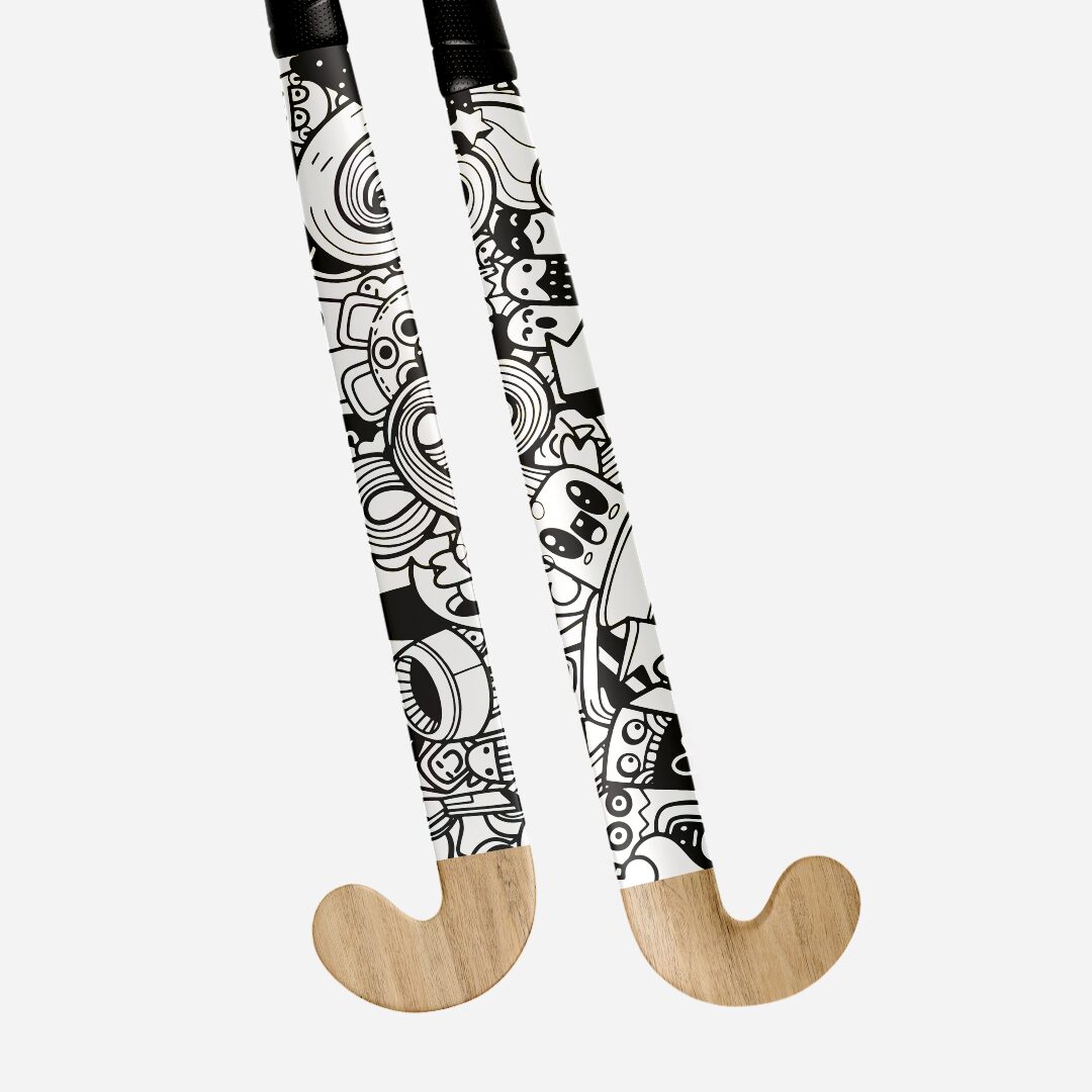 Crosse de hockey sur gazon en bois pour salle - Exemple 6