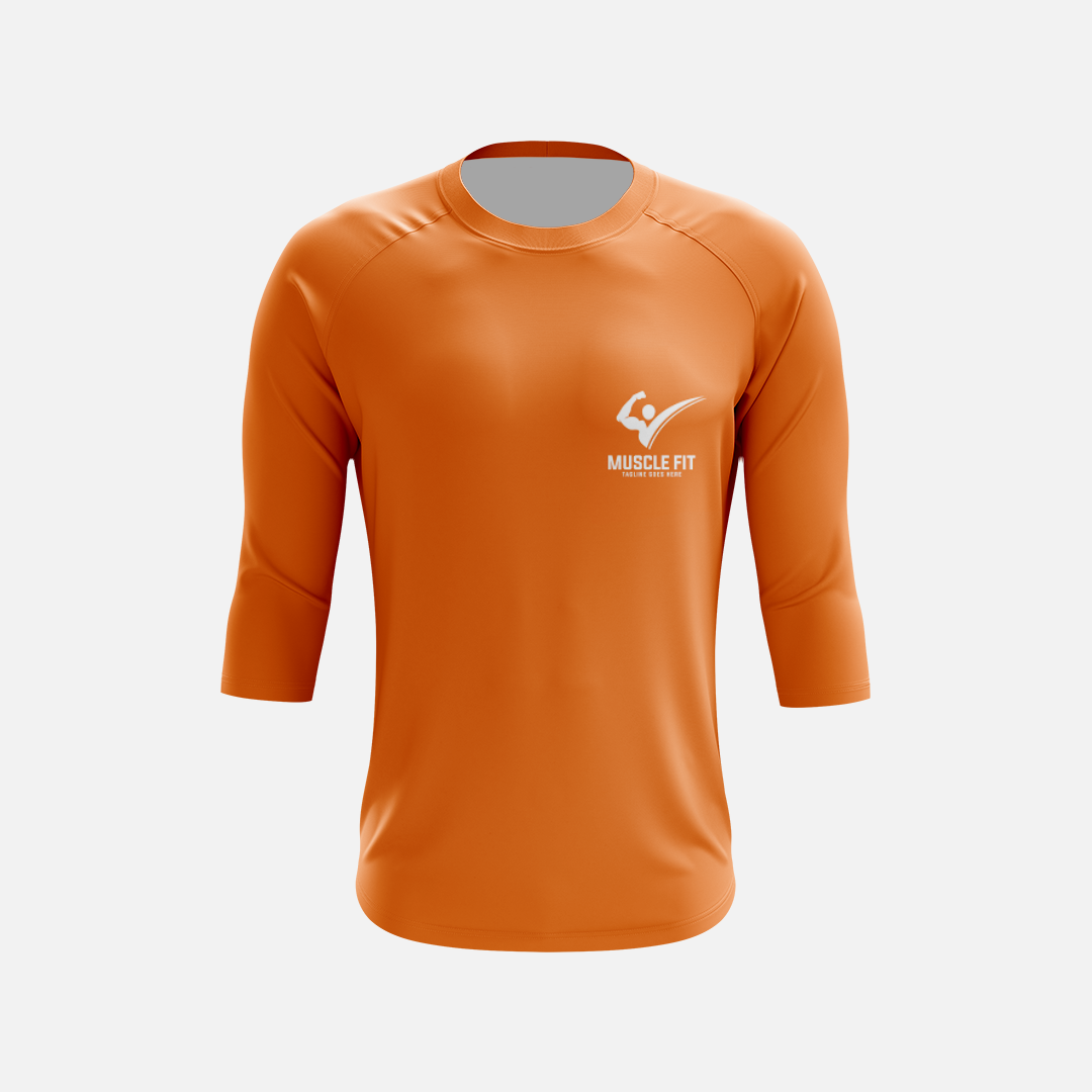 Muscle Fit 3 Quarter Sleeves 6