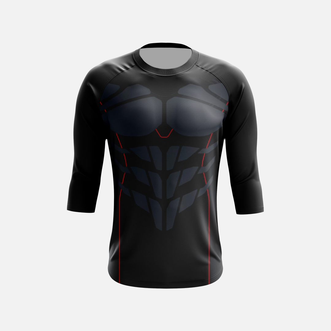 Muscle Fit 3 Quarter Sleeves 7