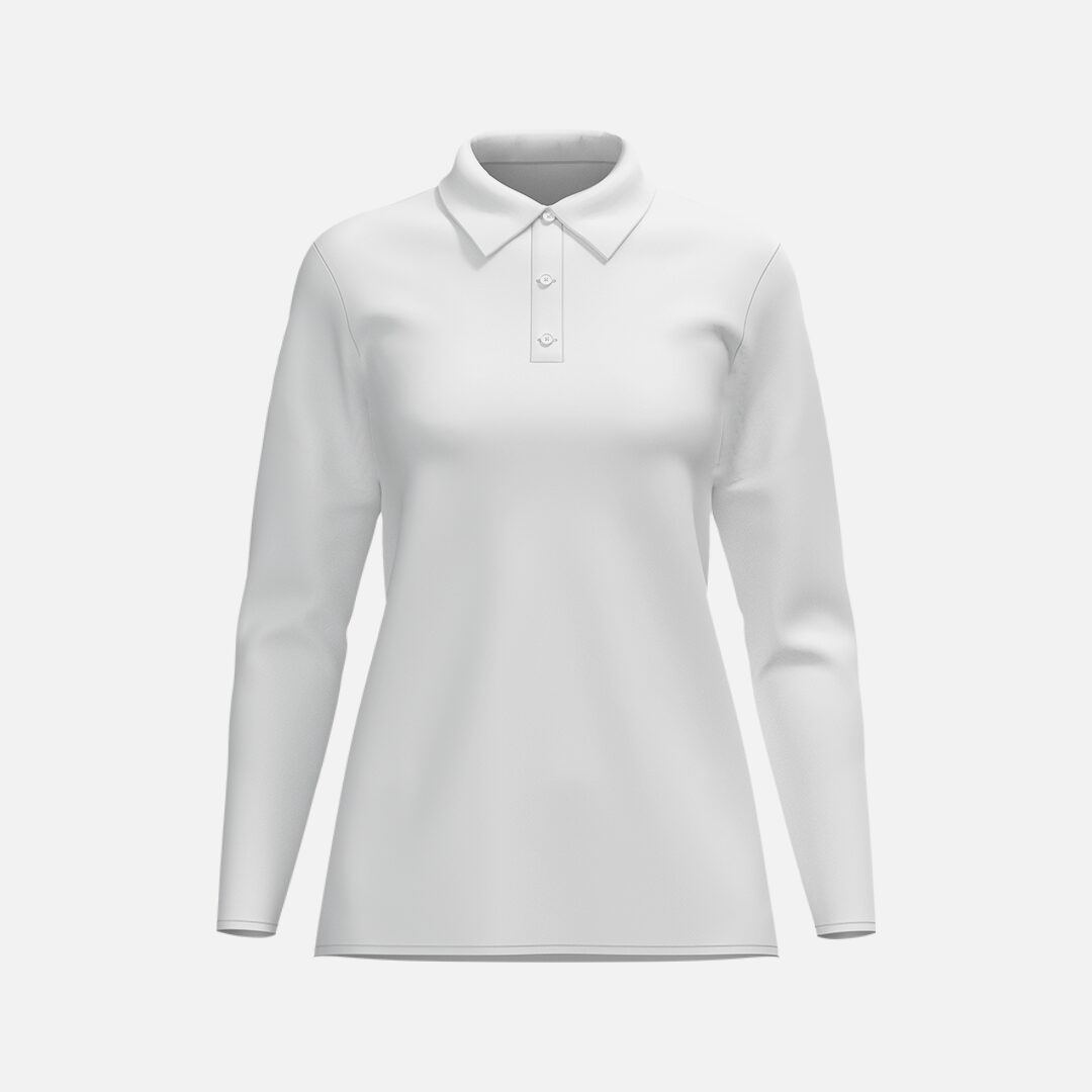 Polo de sport à manches longues pour femme