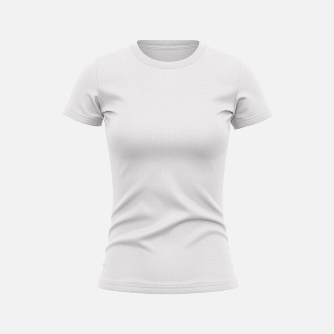 T-shirt de sport à col rond pour femmes